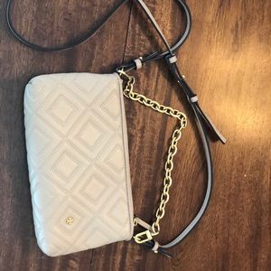 Blush/tan Tory Burch crossbody